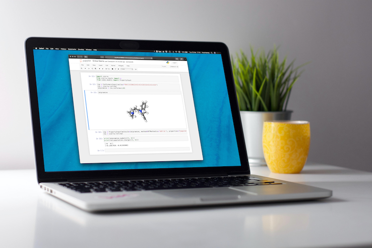 Sierra code in a Jupyter Notebook on a Macbook